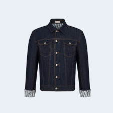 디올 오블리크 데님 자켓