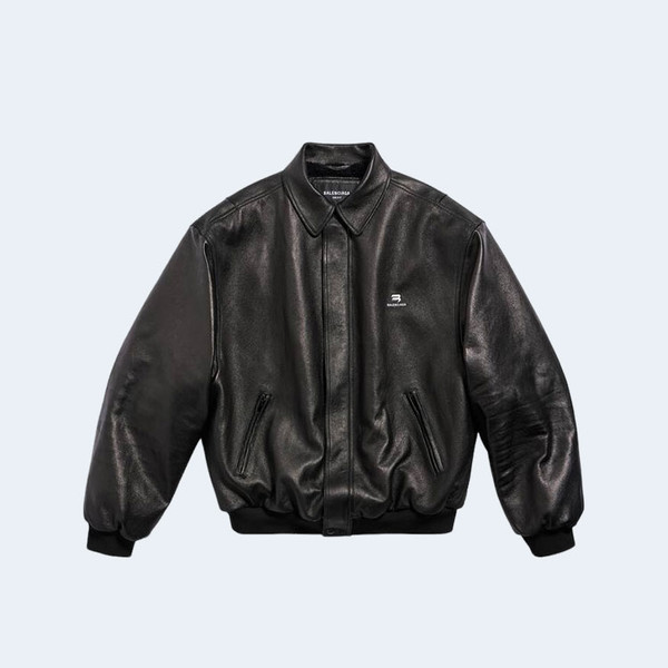 발렌시아가 스포티 B 시어링 자켓 블랙