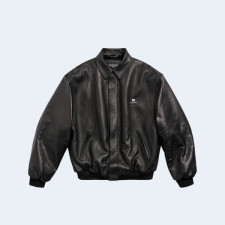 발렌시아가 스포티 B 시어링 자켓 블랙